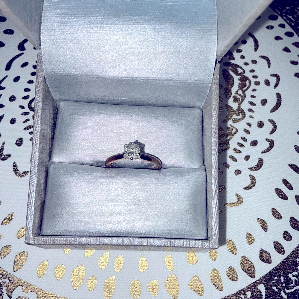 Zales 1/2 CT 💍 Diamond Solitaire 14K Yellow Gold 💎 FINAL MARKDOWN - Picture 14 of 16